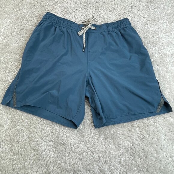 Vuori Trail Shorts Pool Blue - Picture 1 of 7
